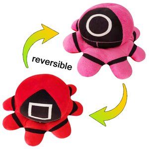 Pack Of 2 Soft Plush Reversible Korean Game Stuffed Toy
